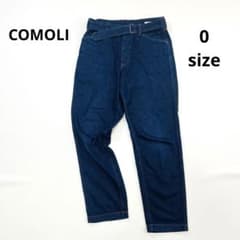 6332 COMOLI コモリ　ベルテッドデニム　ジーンズ ストレートデニム 6332 COMOLI コモリ ベルテッドデニム ジーンズ ストレート