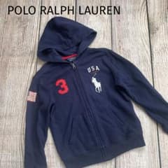 POLO RALPH LAUREN＊キッズパーカー＊ビックポニー＊120㎝ - メルカリ