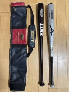 軟式用バットVKONG02➕トレーニングバット➕ZETT2本入バット