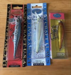 LUCKY CRAFT ミノー・プラグ nw セット ✨新品・未使用/LUCKY CRAFT /ミノー ・プラグ/3個セット - メルカリ