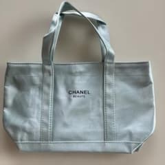 新品・未使用】CHANEL BEAUTE 水色 トートバッグ ノベルティ - メルカリ