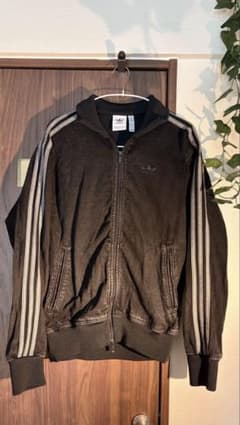 adidas デニムトラックジャケット ブラックのサムネイル