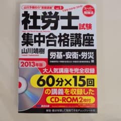 社労士試験集中合格講座 vol.1 2013年版 山川靖樹のサムネイル