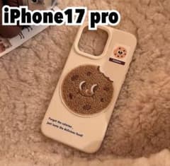 【新品】iPhone 17 Pro ケース ドーナツ 刺繍ワッペンのサムネイル