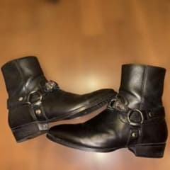 エディ期 真似Saint Laurent ワイアットハーネスブーツ 42 - メルカリ
