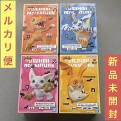 新品】デジモン アグモン ガブモン テイルモン パタモン フィギュア