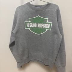 NO BRAND - SURF BOARD スウェットシャツ グレーのサムネイル