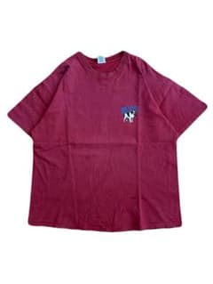レア‼️ 90s USA製 BIG DOGS Tシャツ バーガンディのサムネイル