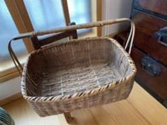 バスケット　アンティーク　レトロ　骨董のサムネイル