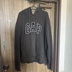 GAP ジップアップパーカー ダークグレー XLのサムネイル