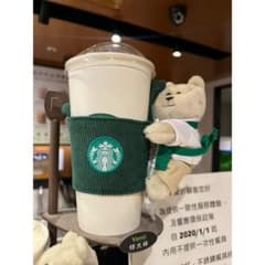 台湾 スターバックス 25'ベアリスタ グリーンエプロン ドリンク