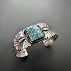 Navajo Andy cadman ナンバーエイト ターコイズ バングル - メルカリ