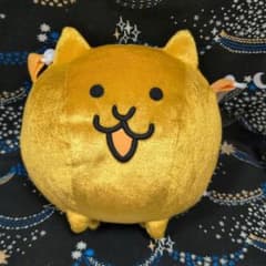 にゃんこ大戦争 ぬいぐるみショルダーバッグ 金ネコ