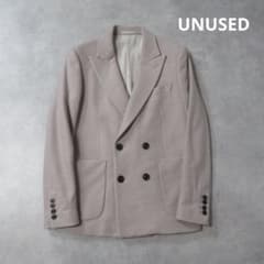UNUSED / ウール ダブル テーラードジャケット カジュアル ブレザー 2 