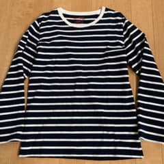 未使用に近い状態✨ボーダーカットソー 長袖　ナノユニバース　サイズLのサムネイル