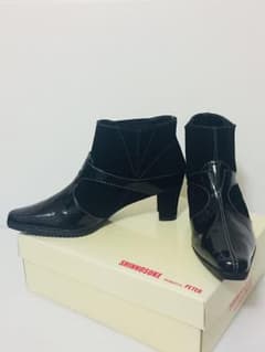 ショートブーツ  ブラック SHINNOSUKEdesigned byPETERのサムネイル