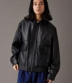 KY様専用　美品JOURNAL STANDARD ラムダッドレザージャケット Lのサムネイル