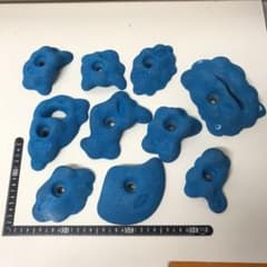 クライミング ホールド 青色 10個セットのサムネイル