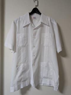 ROMANI キューバシャツ グァジャベーラ 半袖 シャツ ホワイト