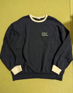 しまむら　田中里奈　mysa closet 配色ロゴ刺繍スウェットL