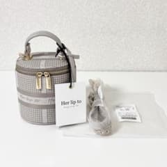 herlipto jacquard mini vanity bag バニティ - メルカリ