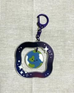 にっこりーノ ガチャガチャ 地球 惑星 アクリルキーホルダー アクキーのサムネイル