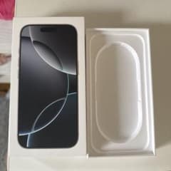 iPhone16pro 箱のサムネイル