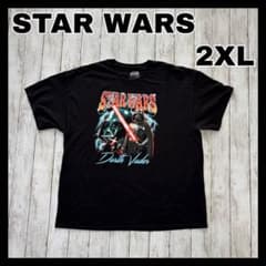 STAR WARS 다스 베이더 티셔츠 프린트 블랙 2XL