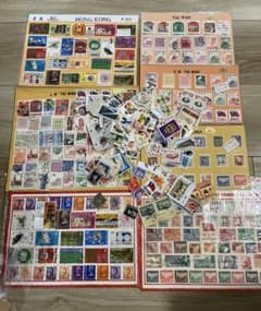 海外切手　外国切手　中国切手　使用済み・未使用混合　450枚以上のサムネイル