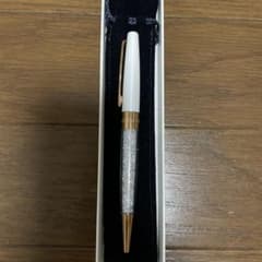 SWAROVSKI スワロフスキー ボールペン ホワイト×ゴールドのサムネイル