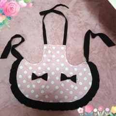 シュクココロ キッズエプロン☆三角巾付きのサムネイル
