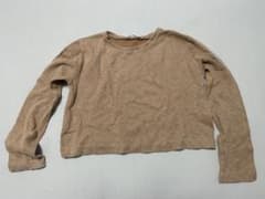 ZARA 長袖 ニット ベージュ Lサイズのサムネイル