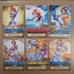ONE PIECE ワンピベリーマッチ ナミ 6枚セットのサムネイル