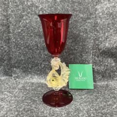 大人気☆MURANO☆ムラノ☆ワイングラス☆ドルフィン☆ベネチアングラス