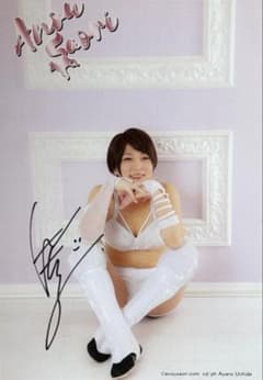 極上品❗️STARDOM スターダム ☆ 安納サオリ 直筆サイン ポートレート