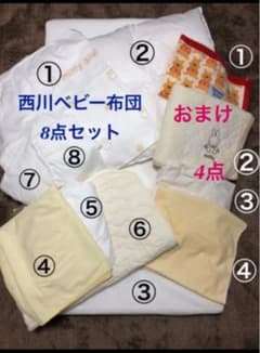 西川　miffyベビー布団8点セット＋おまけ4点　未使用品ありのサムネイル