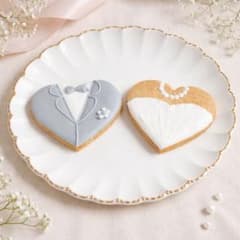 ☆送料込☆新郎新婦 ドレス タキシード アイシングクッキー 結婚式 5 