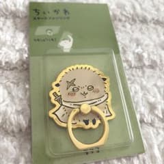 未開封 ちいかわ スマホリング ラッコ　ゴールド仕様のサムネイル