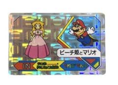 【超希少】　スーパーマリオワールド ピーチ姫とマリオ カード　1992年製 超希少】 スーパーマリオワールド ピーチ姫とマリオ カード 1992年製