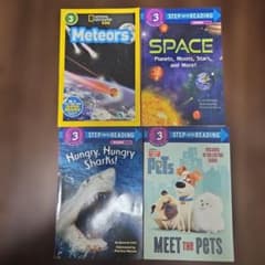 Step into Reading レベル3 英語絵本 4冊セットのサムネイル