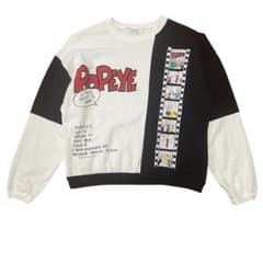 ビンテージ ポパイ POPEYE スウェット 80s UK セントマイケル