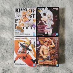超お得 ルフィ2体 ナルト2体 豪華5点セット おまけ付 ワンピース ルフィ ニカ ナルト フィギュア 4体セット - メルカリ
