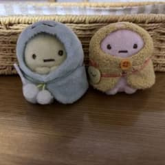 스미코구라시 테노리 봉제인형 2체 세트 옷차림 첨부(2개)