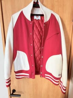 Dickies スタジャン レッド ホワイト Mサイズのサムネイル