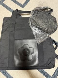 MARY QUANT 2WAY リュック トートバッグ ブラックのサムネイル