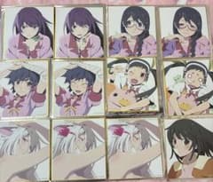 ★化物語 トレーディングミニ色紙 12枚セットのサムネイル