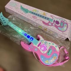 【ほぼ未使用】すみっコぐらし★光る！鳴る！ギターおもちゃ