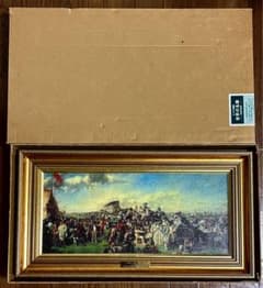 絵画 名画 複製画 額縁付　ウィリアム・パウエル・フリス　「ダービーの日」 m17867972302_1.jpg?1723818391