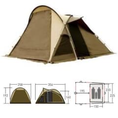 【新品・未使用】ogawa オガワ ヴィガス 2665 Amazon | ogawa(オガワ) テント ロッジドーム ヴィガス [2~3人用