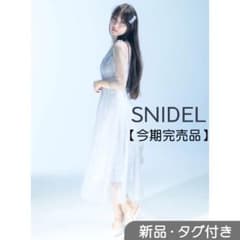 SNIDEL スナイデル ドレス スパークルレースドレス サックスブルー